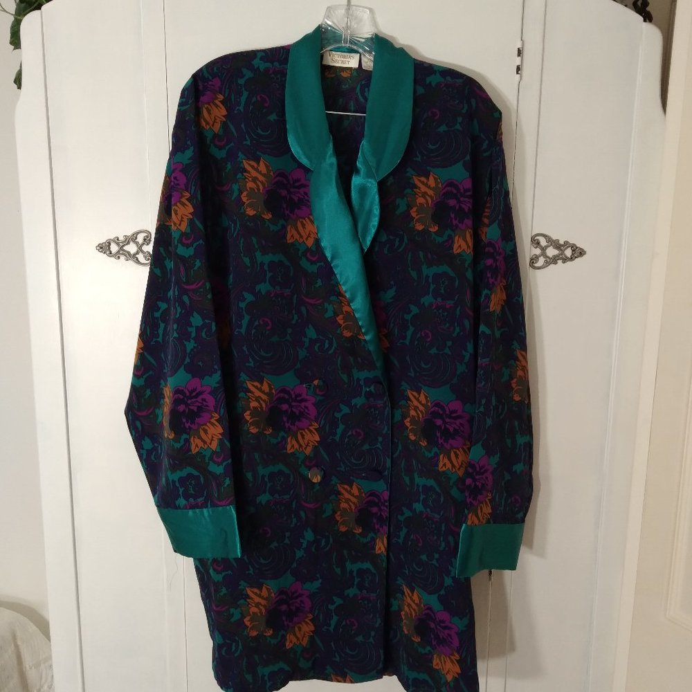 Victorias Secret Vintage Gold Label Robe/Nt Shrt